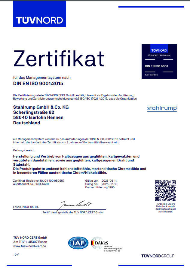 DIN EN ISO 9001 